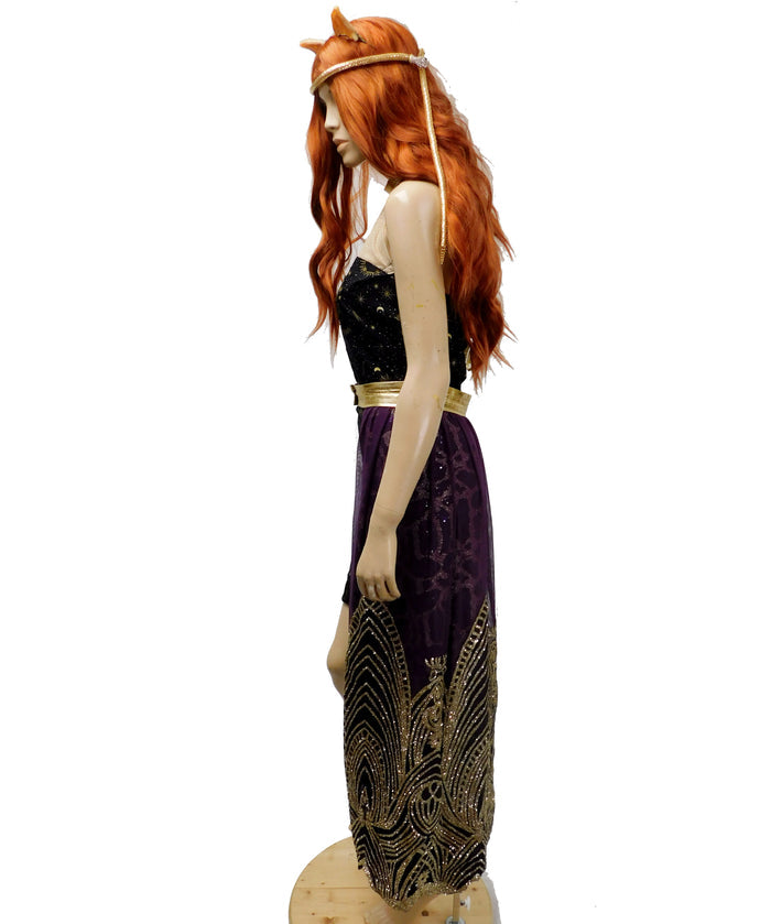 Moon Phase Dress and Skirt Gothic Wolf Girl Cosplay Costume