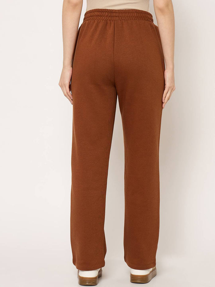 mSECRET Brown Fleece Track bottoms