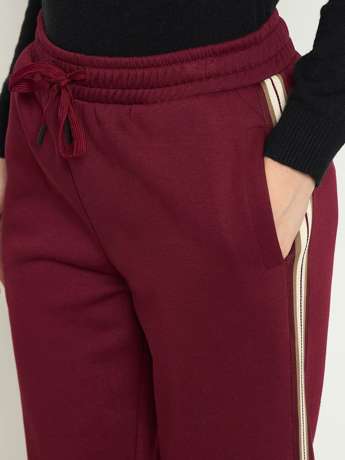 mSECRET Maroon Track Bottoms