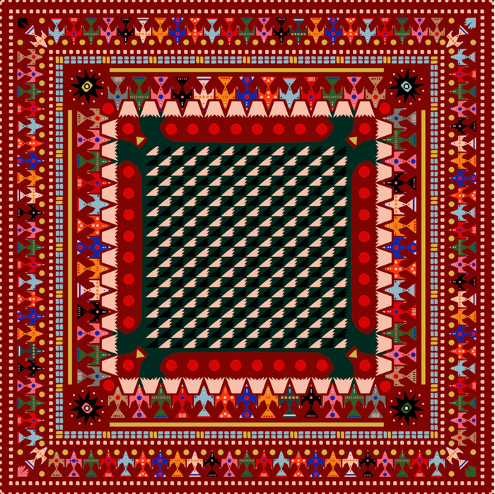 MUR Bird Tapestry Bandana