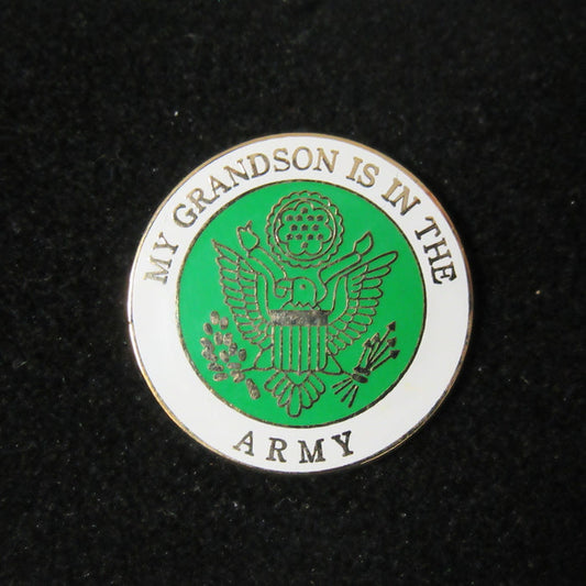 My Grandson is in the Army Lapel Pin