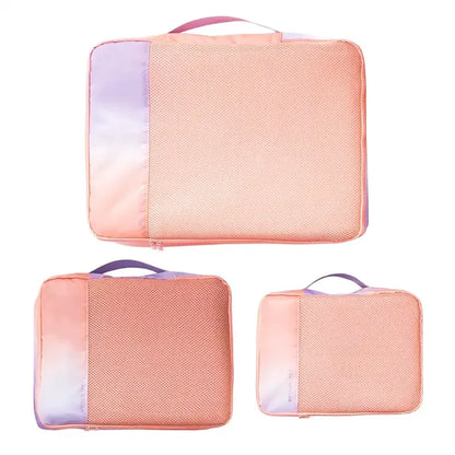 3 sizes of packing cube