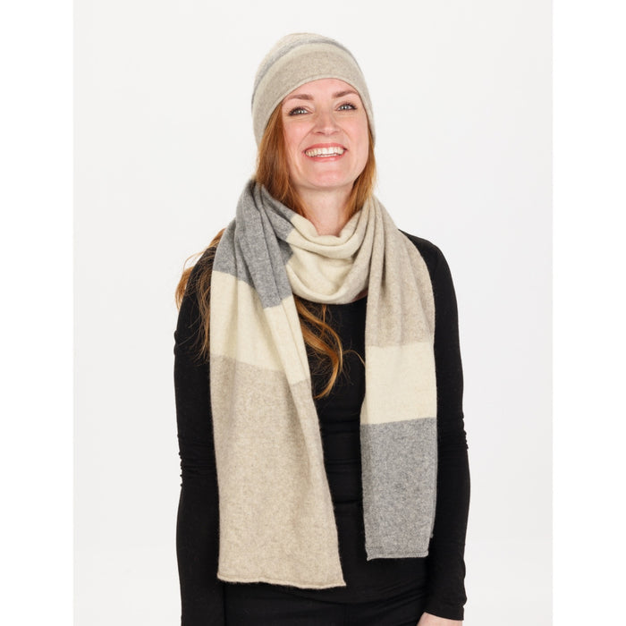 Native World - Possum & Merino Travel Beanie (NX825)Natural/Stripe
