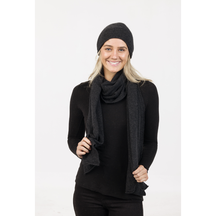Native World - Possum & Merino Travel Beanie (NX825)Charcoal