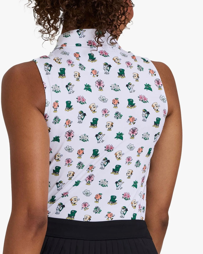 New Bad Birdie Women's Core Sleeveless Polo - Amateurland Icons