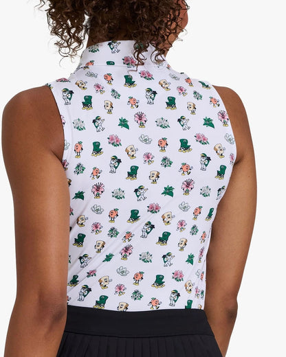 New Bad Birdie Women's Core Sleeveless Polo - Amateurland Icons