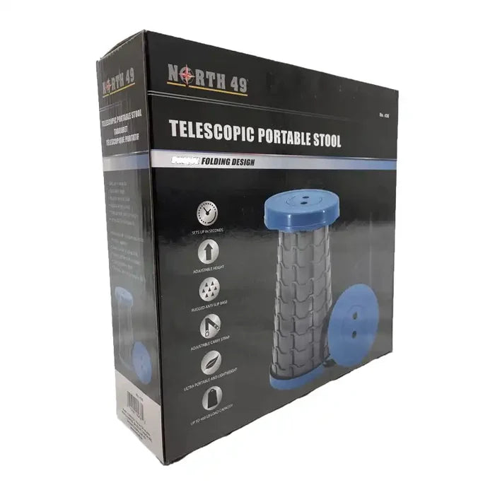 Packageing for a North 49 Telescoping Portable Stool