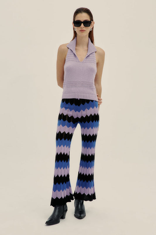 Pantalón Tejido Fefe Lila - Polonio Uruguay