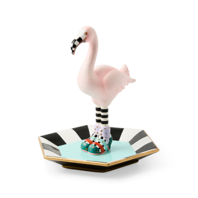 Patience Brewster Trinket Dish Sheila Flamingo