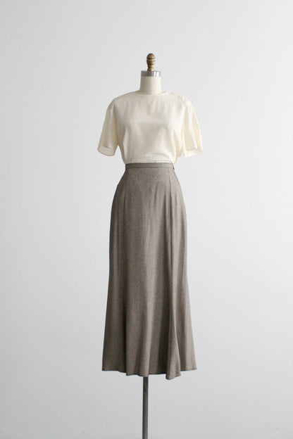 pewter two piece suit