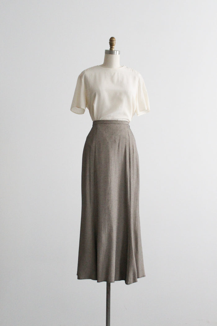 pewter two piece suit