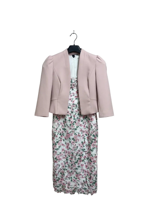 Phase Eight Floral Dress & Fitted Jacket - Co-Ord Suit UK 8 EU 36 - MOB MOG