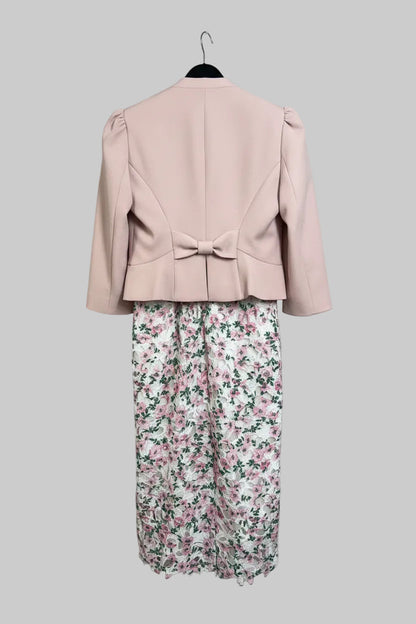Phase Eight Floral Dress & Fitted Jacket - Co-Ord Suit UK 8 EU 36 - MOB MOG