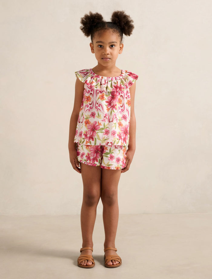 Pia Girls Ruffled Babydoll Top Forever New