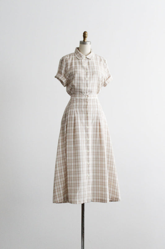 picnic gingham skirt set