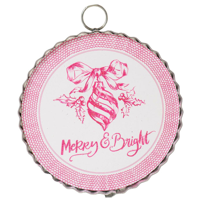 Print Mini Merry & Bright Oranament mini gallery round top collection