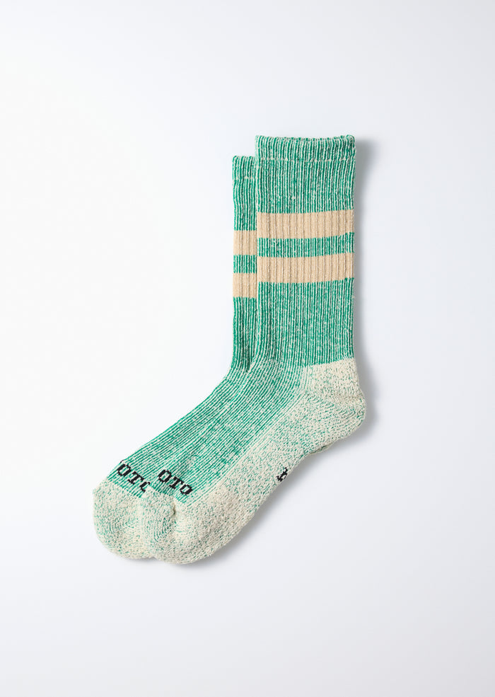 ROTOTO Pile Stripe Marl Socks