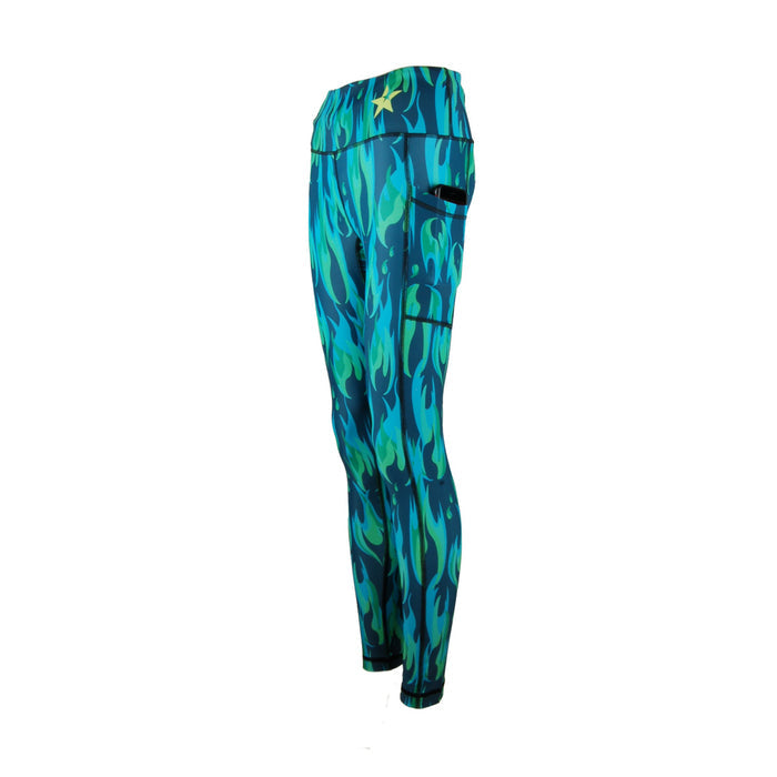 Sale Unisex Leggings | Copper Flames