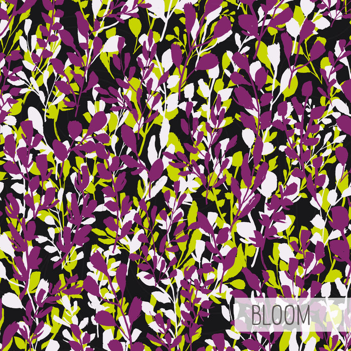 Sale Unisex Leggings | Green & Purple Leaves