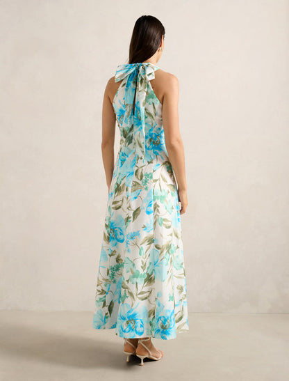 Sallie Halter Bow Midi Dress Forever New