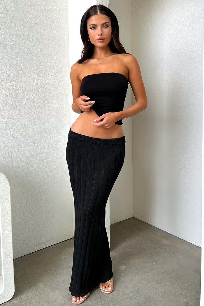 Sameera Maxi Skirt - Black