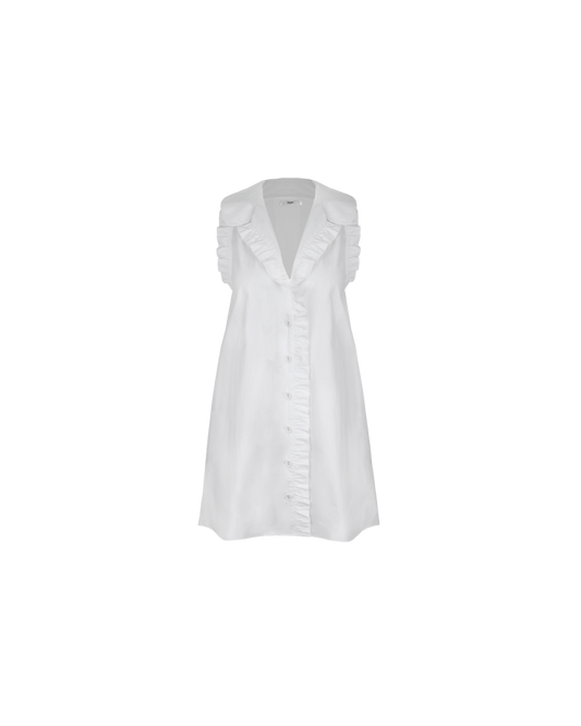 SANDLER MINI DRESS WHITE