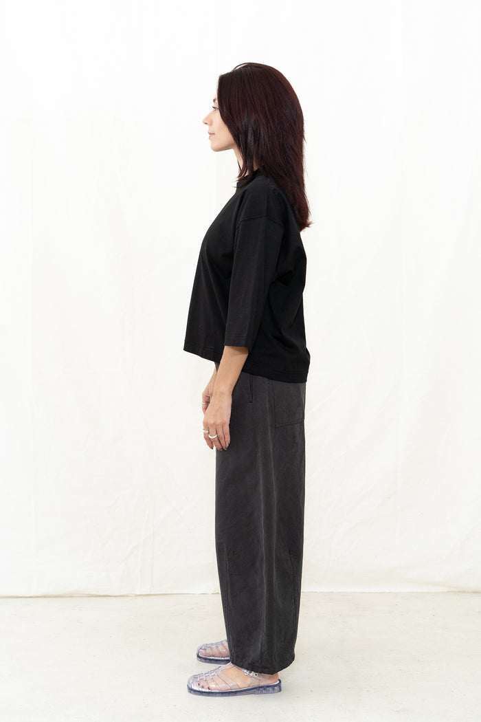 SARAHWEAR Stella Black Jersey Shirt
