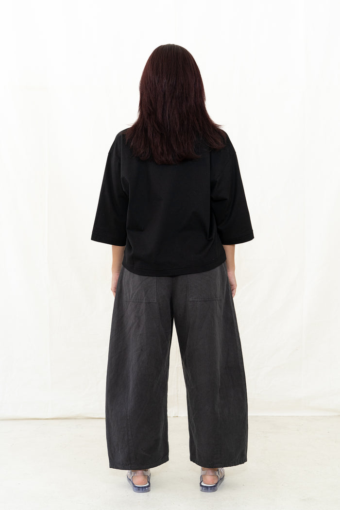 SARAHWEAR Stella Black Jersey Shirt