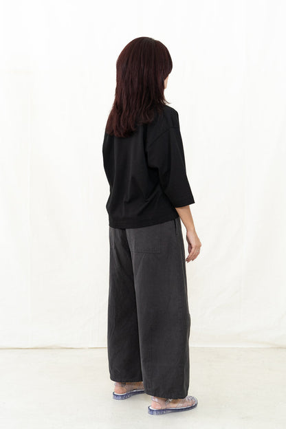 SARAHWEAR Stella Black Jersey Shirt