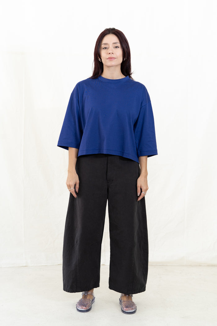 SARAHWEAR Stella Blue Combed Jersey Shirt