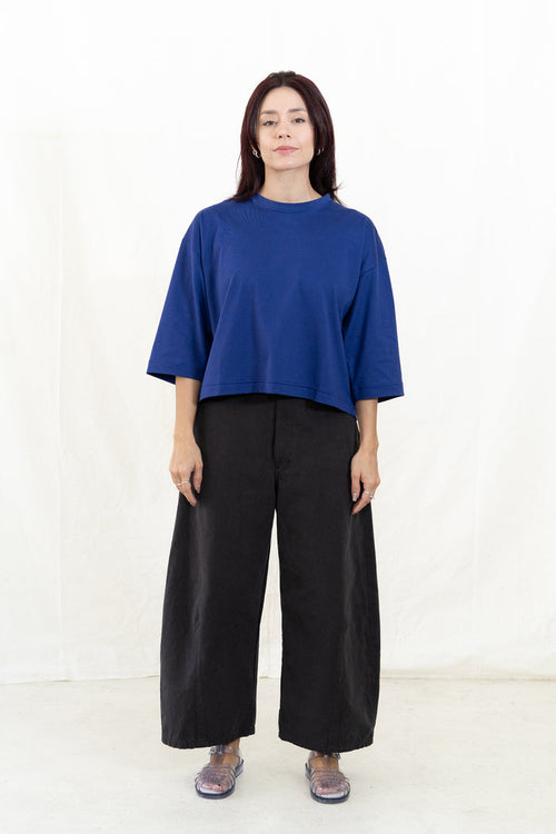 SARAHWEAR Stella Blue Combed Jersey Shirt