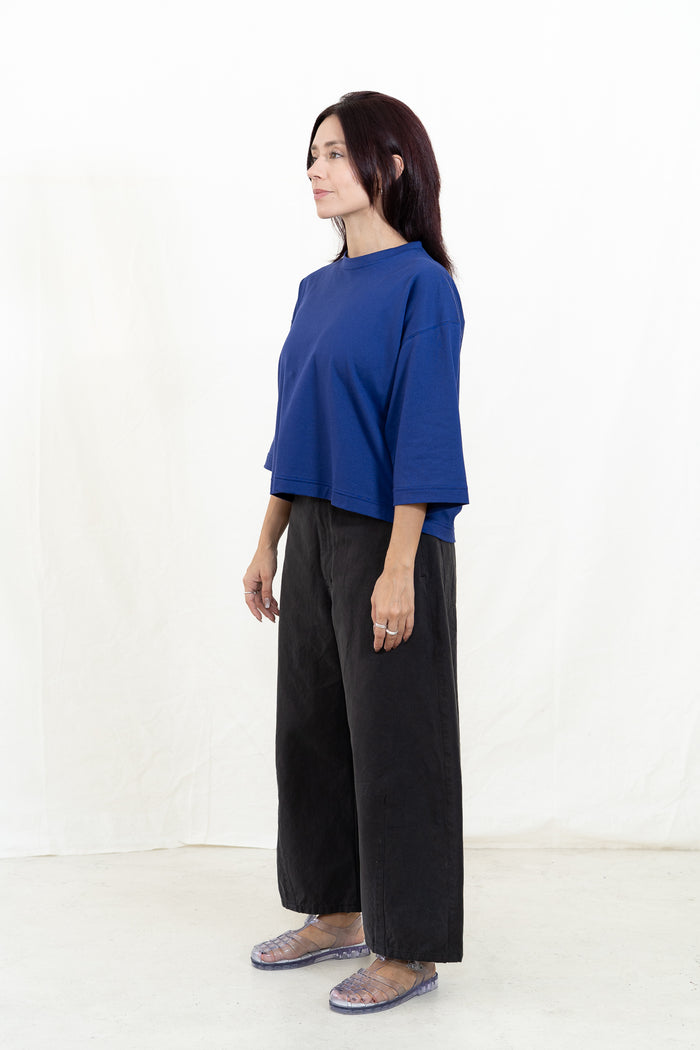 SARAHWEAR Stella Blue Combed Jersey Shirt
