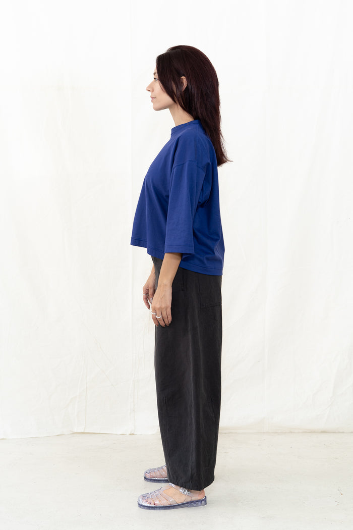 SARAHWEAR Stella Blue Combed Jersey Shirt