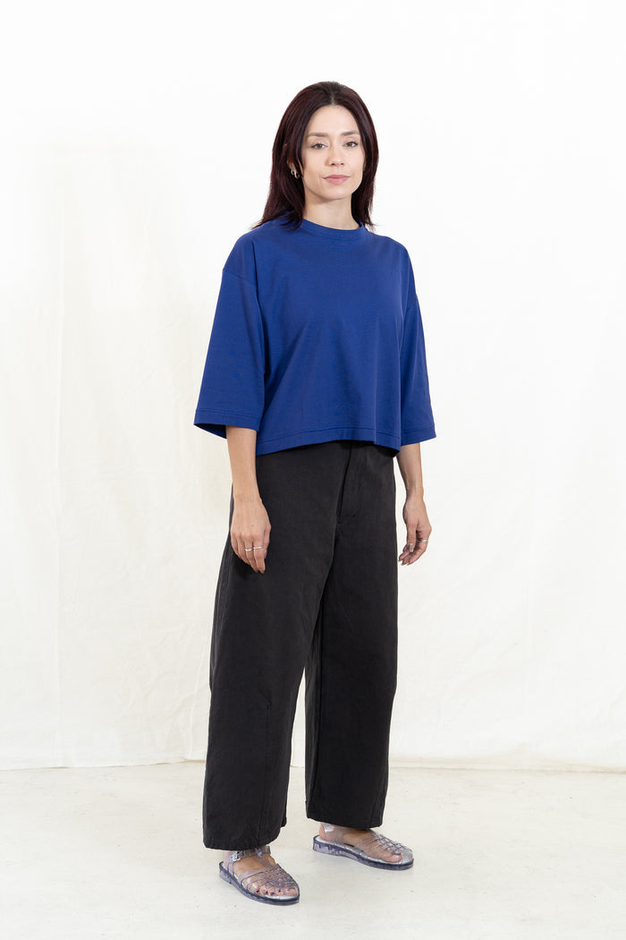 SARAHWEAR Stella Blue Combed Jersey Shirt