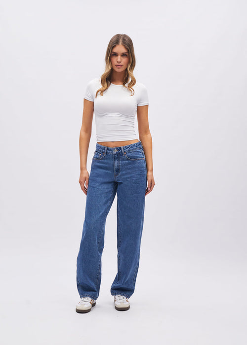 Scout Relaxed Straight Jean Medium Blue