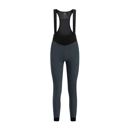 Rogelli Signature lange fietsbroek dames grijs voorkant.