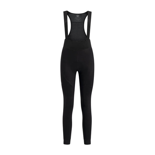 Rogelli Signature lange fietsbroek dames zwart voorkant.