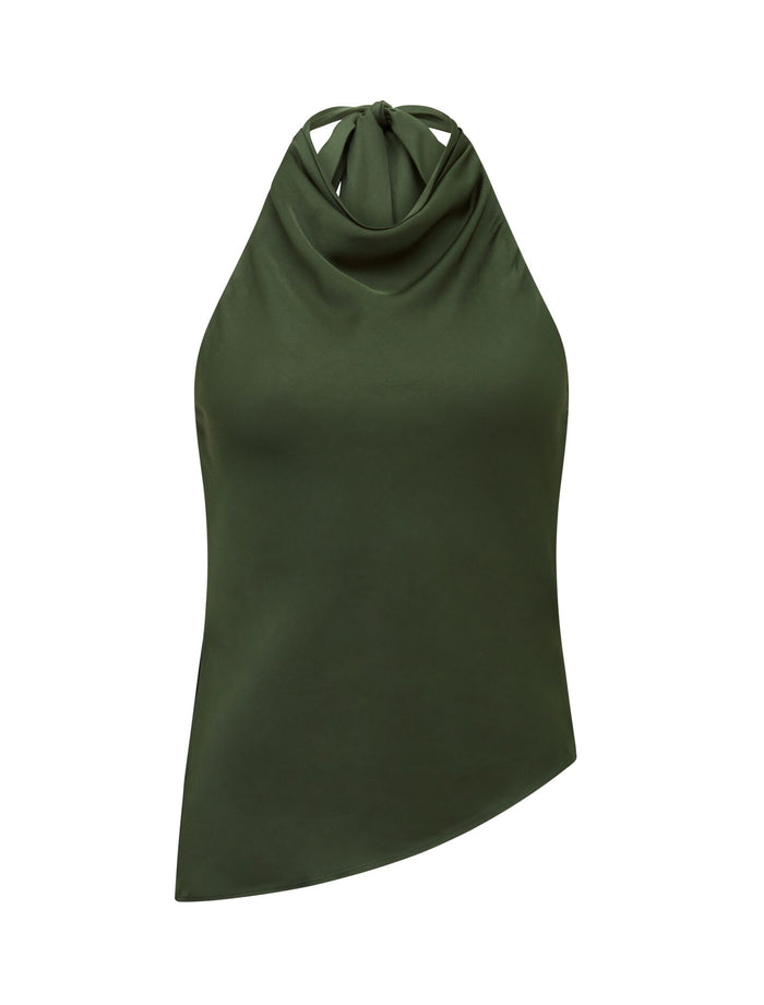 Skyler Halter Satin Top Forever New
