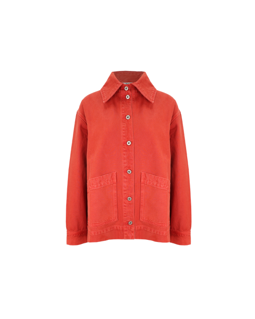 SODA DENIM JACKET  RUST