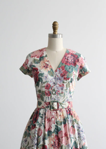 springbloom cotton day dress