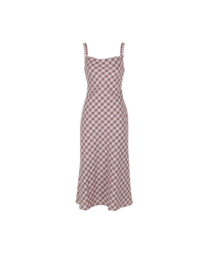 SPRITZ SLIP LILAC GINGHAM
