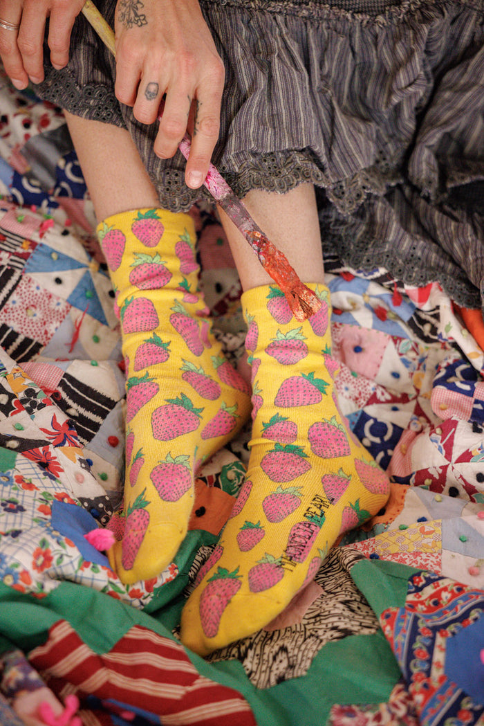 Strawberry MP Socks Magnolia Pearl Clothing
