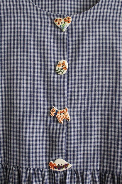 sunday market gingham dress
