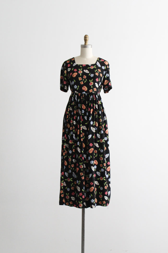 sunhat print maxi dress