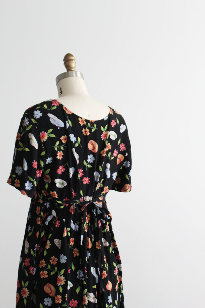 sunhat print maxi dress