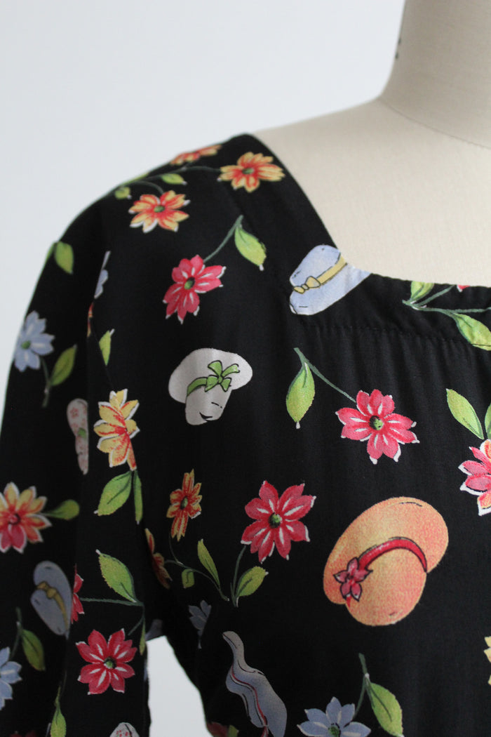 sunhat print maxi dress