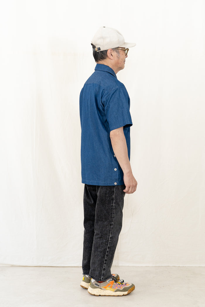 TAION Non Down Military Button Slit Shirt