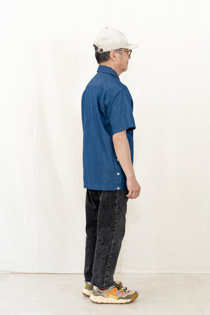 TAION Non Down Military Button Slit Shirt