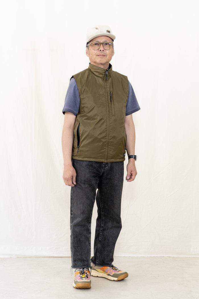TAION Non Down Mountain Reversible Mesh Vest