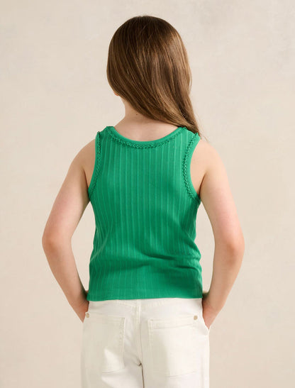 Tessa Girls Rib Tank Top Forever New